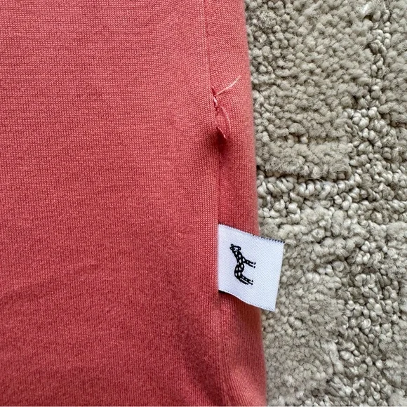 ✨ Echo Sleepwear Half Button Down Coral Short Sleeve Luxurious Soft T-Shirt - Picture 7 of 7